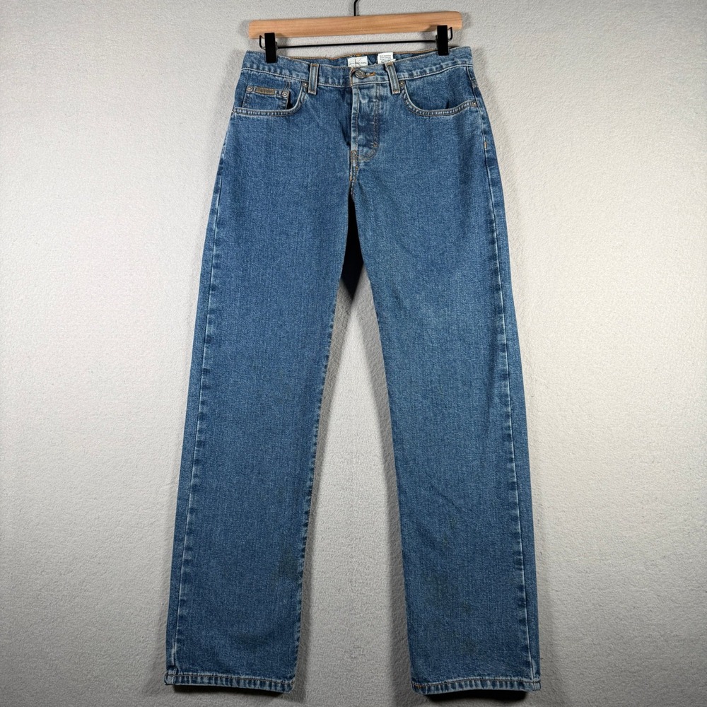 Calvin Klein Jeans Women 3 Boyfriend Double Stone Wash Blue Denim 30x30 BJ913154